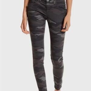Democracy Ab Technology Camo Skinny Jeans Gray Women Size 8